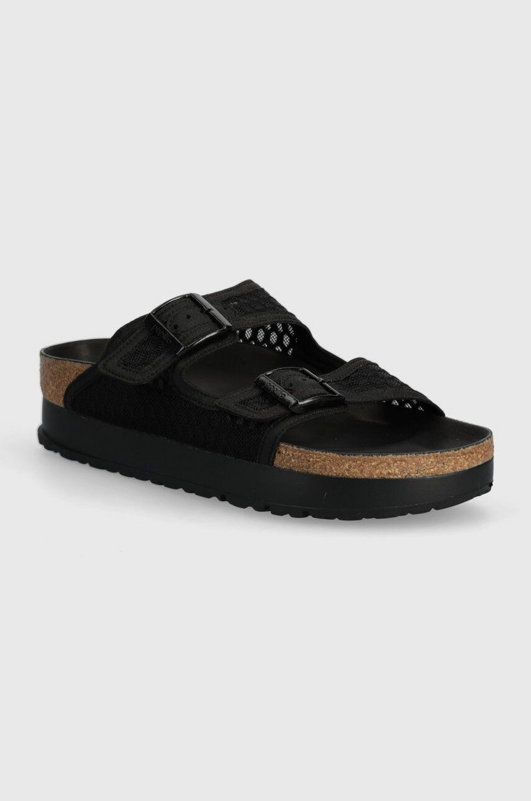 Birkenstock klapki BIRKENSTOCK X PAPILLIO Arizona Platform Flex damskie kolor czarny na platformie 1026876