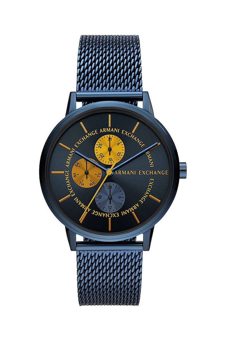 Armani Exchange zegarek męski kolor granatowy