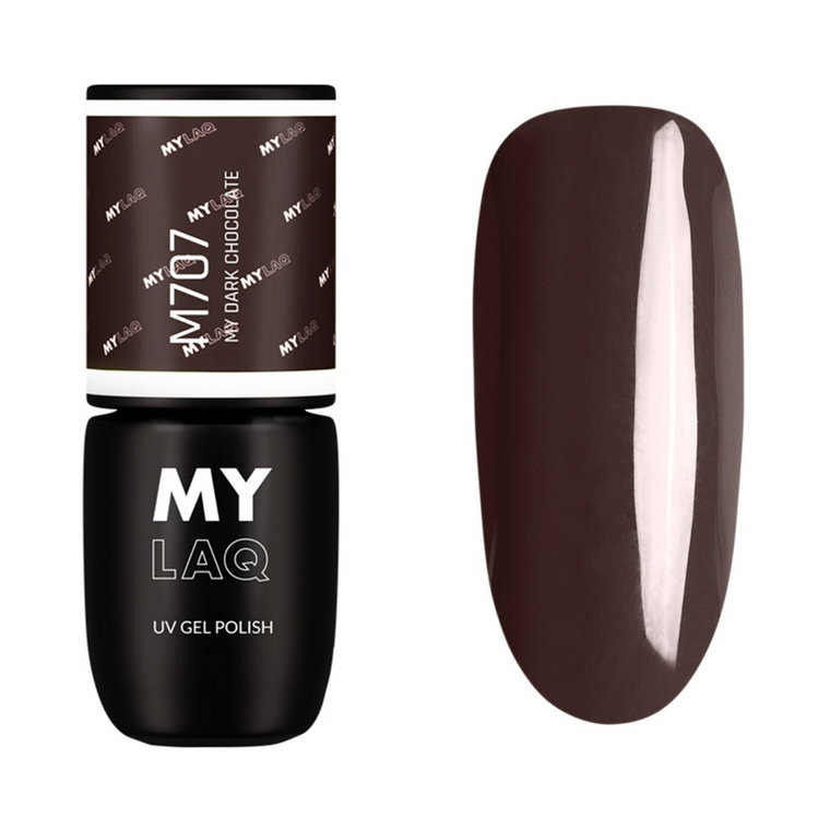 Mylaq - Lakier hybrydowy My Dark Chocolate 5ml