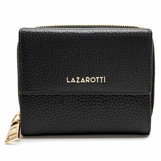 Lazarotti Bologna Leather Portfel Skórzany 12 cm black