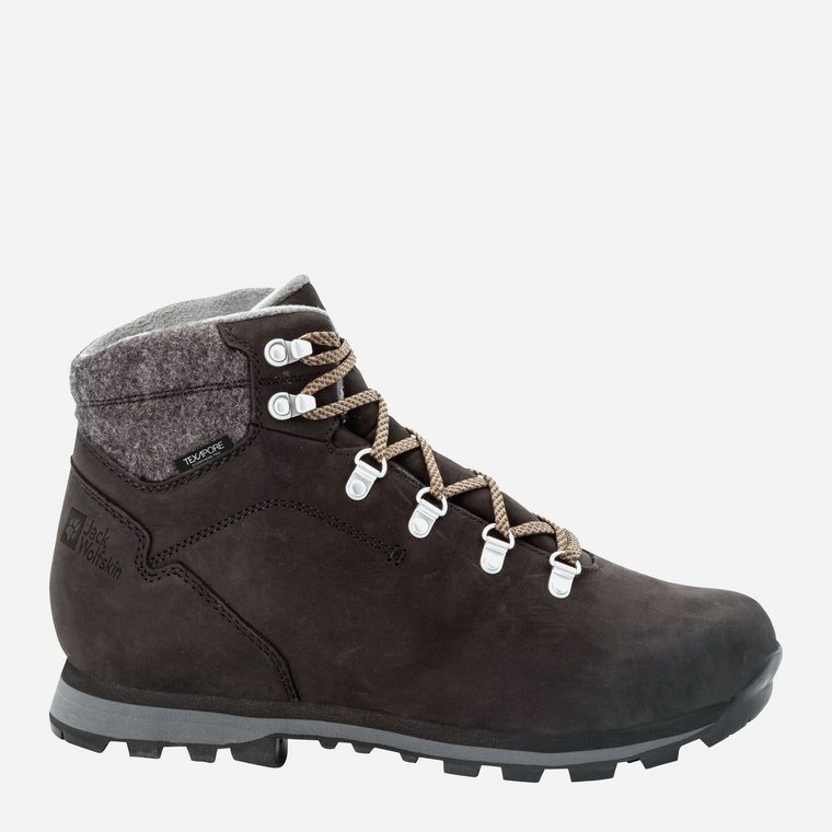 Zimowe buty trekkingowe męskie niskie Jack Wolfskin Thunder Bay Texapore Mid M 4053651-6364 42.5 (8.5UK) 26.3 cm Ciemnoszare (4064993486728). Buty męskie za kostkę