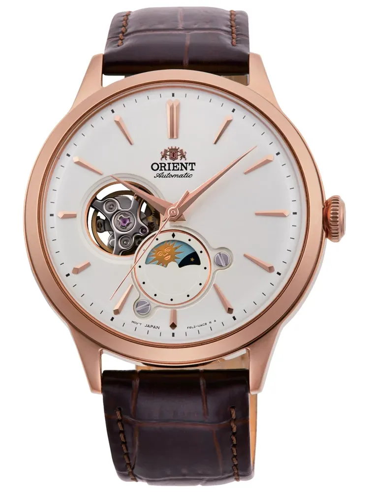 Zegarek Męski Orient Classic Sun & Moon  RA-AS0102S10B + BOX