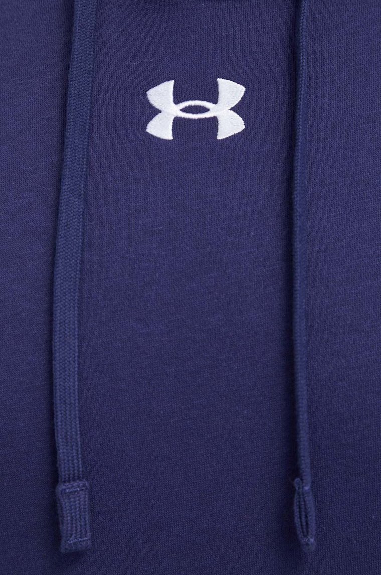 Under Armour bluza męska kolor granatowy z kapturem gładka