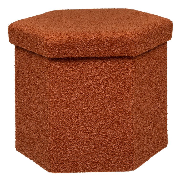 Pufa Jaiko boucle terracotta