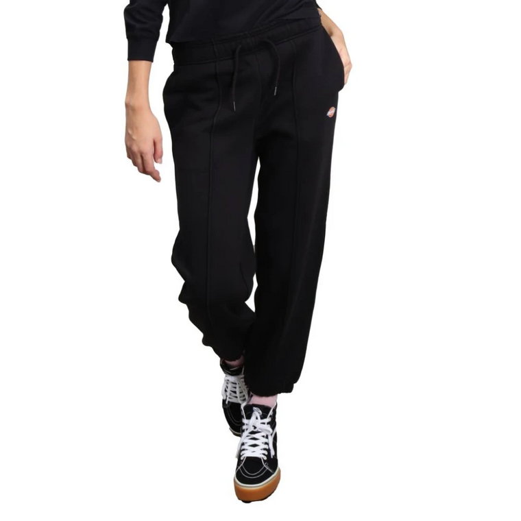 Czarne Mapleton Sweatpants dla Kobiet Dickies