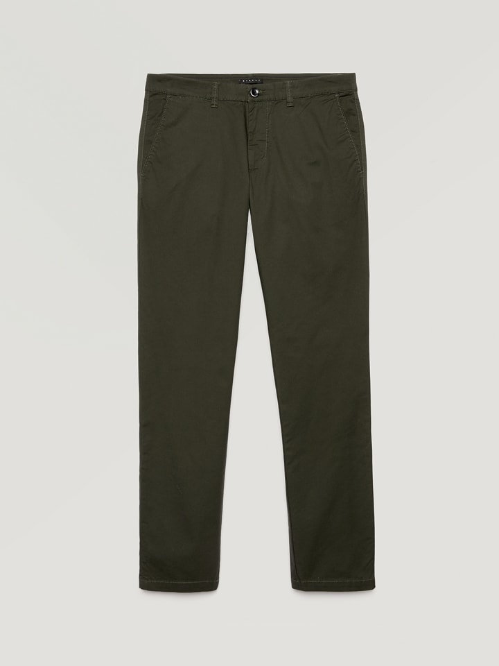 Sisley Spodnie chino w kolorze khaki