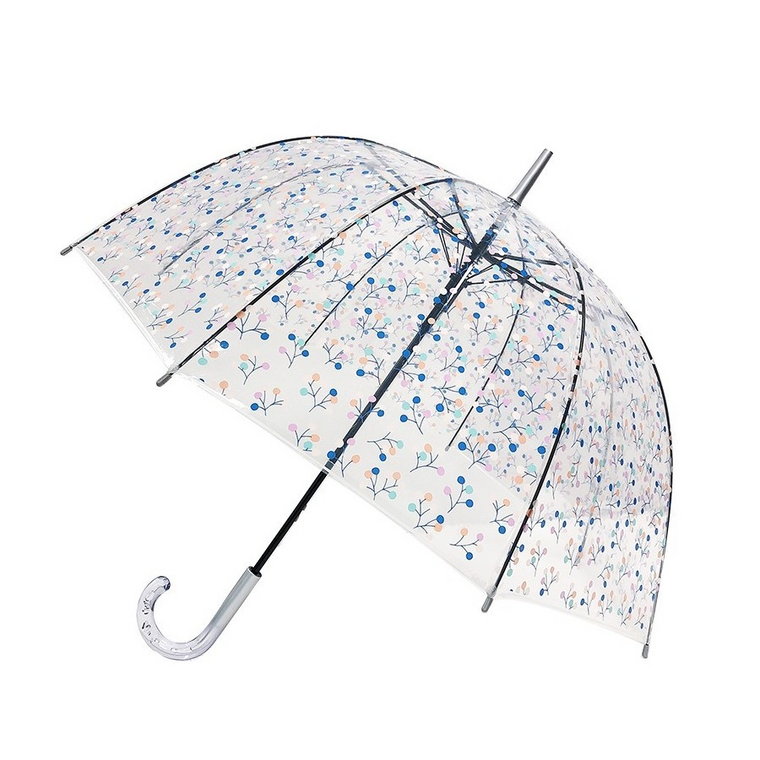 Długi parasol przezroczysty kopuła,dots tree kod: UBUL0270