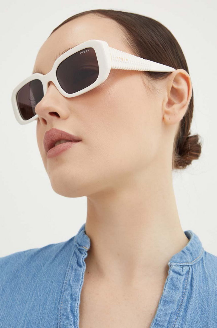 VOGUE okulary przeciwsłoneczne damskie kolor biały