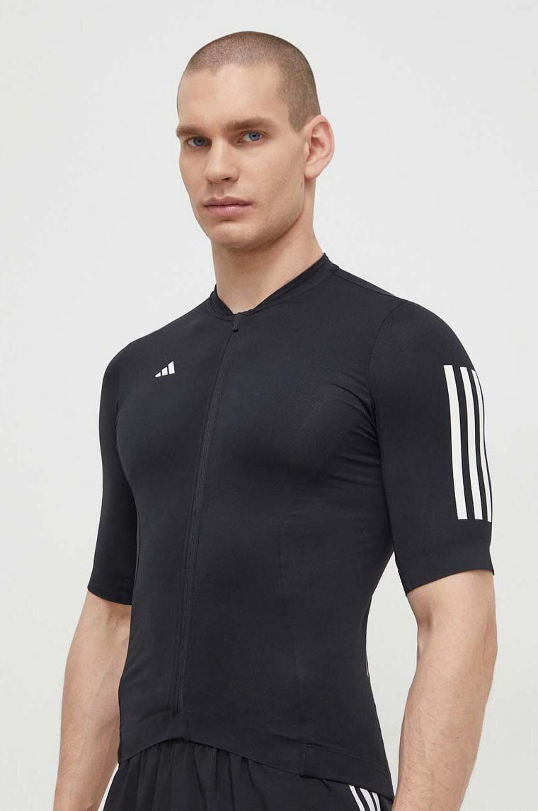 adidas Performance t-shirt rowerowy kolor czarny z nadrukiem IR7933
