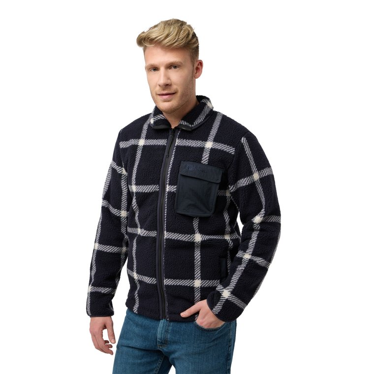 Męska kurtka outdoorowa Jack Wolfskin FELSLICHT CHECK JKT M dark navy - XXL