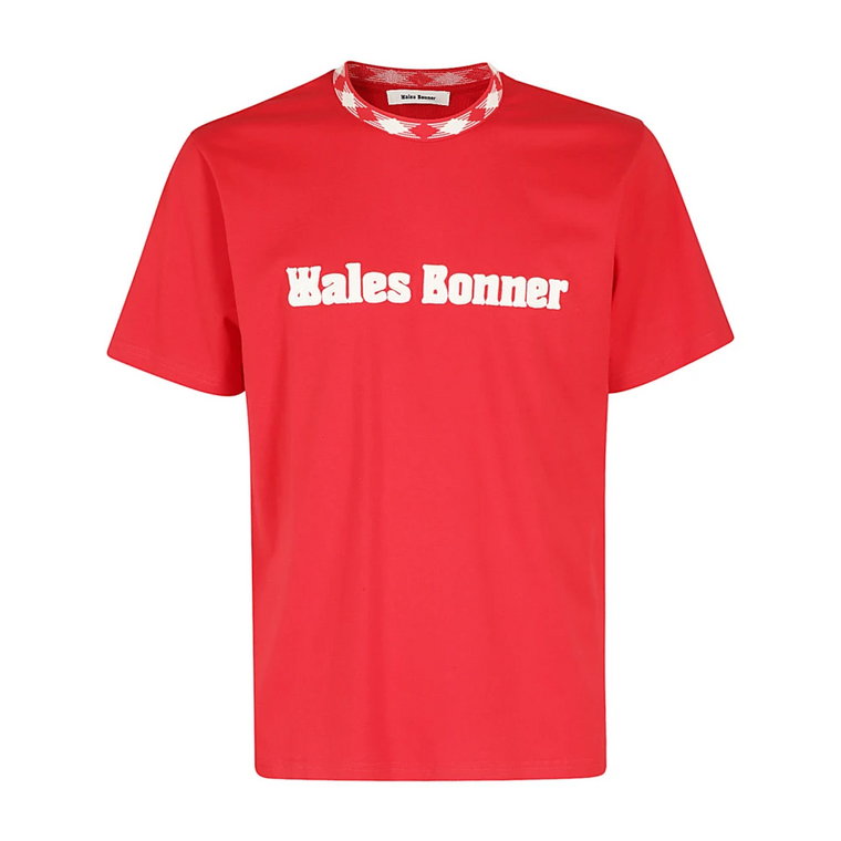 Klasyczny T-shirt z bawełny Wales Bonner