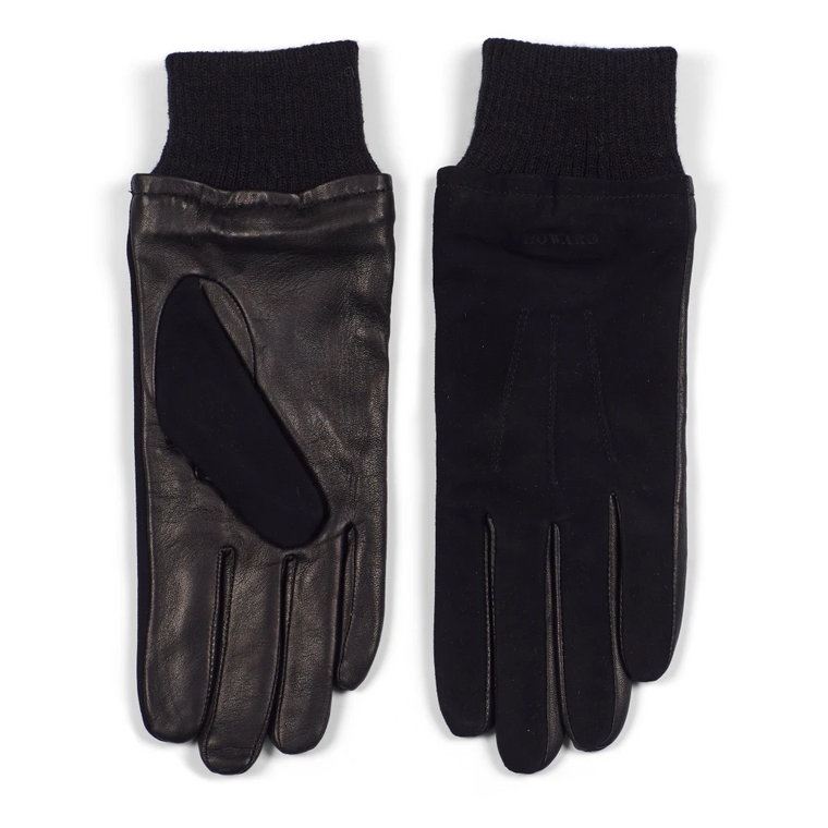 Premiumowe Czarne Skórzane Rękawiczki dla Kobiet Howard London