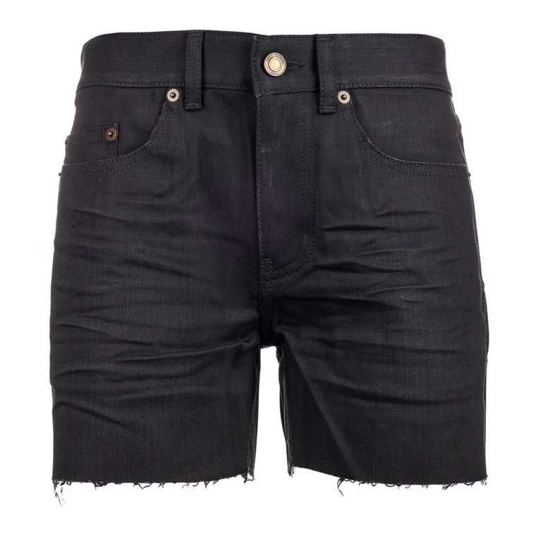 Krótkie jeansy na letnią garderobę Saint Laurent