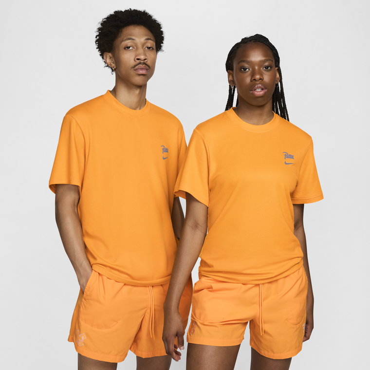 Męski T-shirt z krótkim rękawem Nike x Patta Running Team - Żółty
