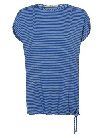 CECIL - T-shirt damski, niebieski