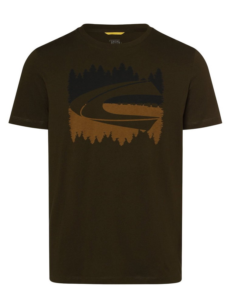 Camel Active - T-shirt męski, zielony