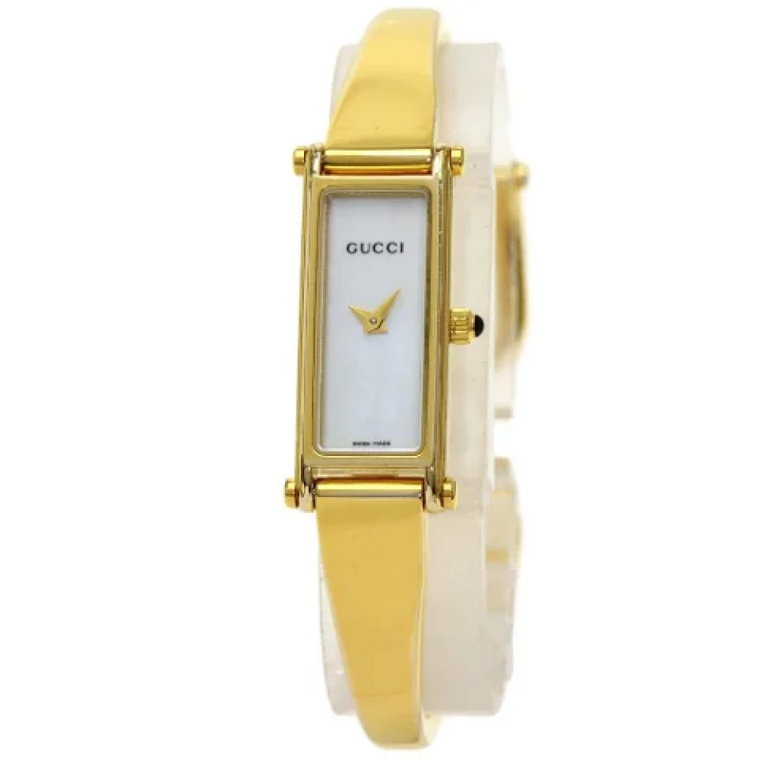 Pre-owned Leather watches Gucci Vintage