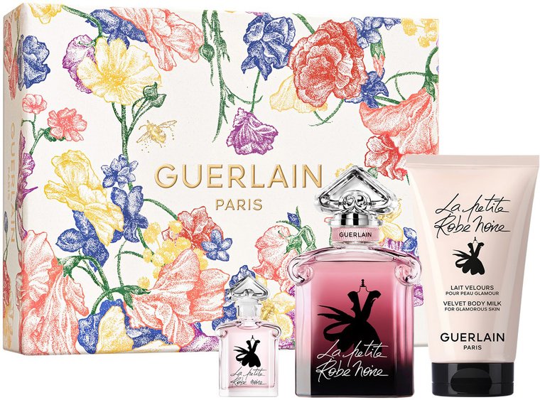 Zestaw damski Guerlain La Petite Robe Noire Intense Woda perfumowana 50 ml + Miniaturka Woda perfumowana 5 ml + Mleczko do ciała 75 ml (3346470148727). Perfumy damskie