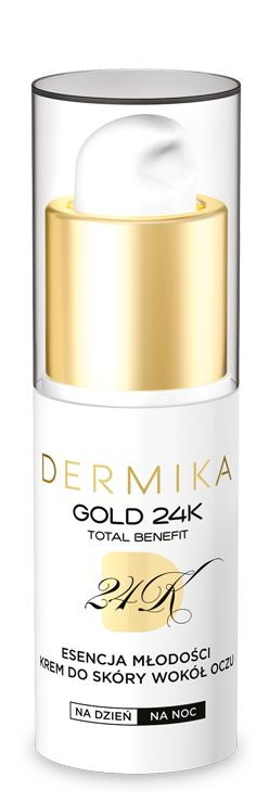 Dermika Gold - essencja młodości krem pod oczy 45+ 15ml