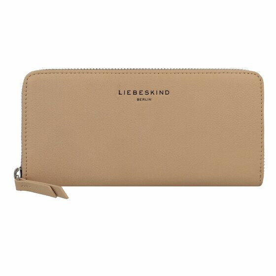 Liebeskind Noos Harris Portfel Ochrona RFID Skórzany 19 cm beige