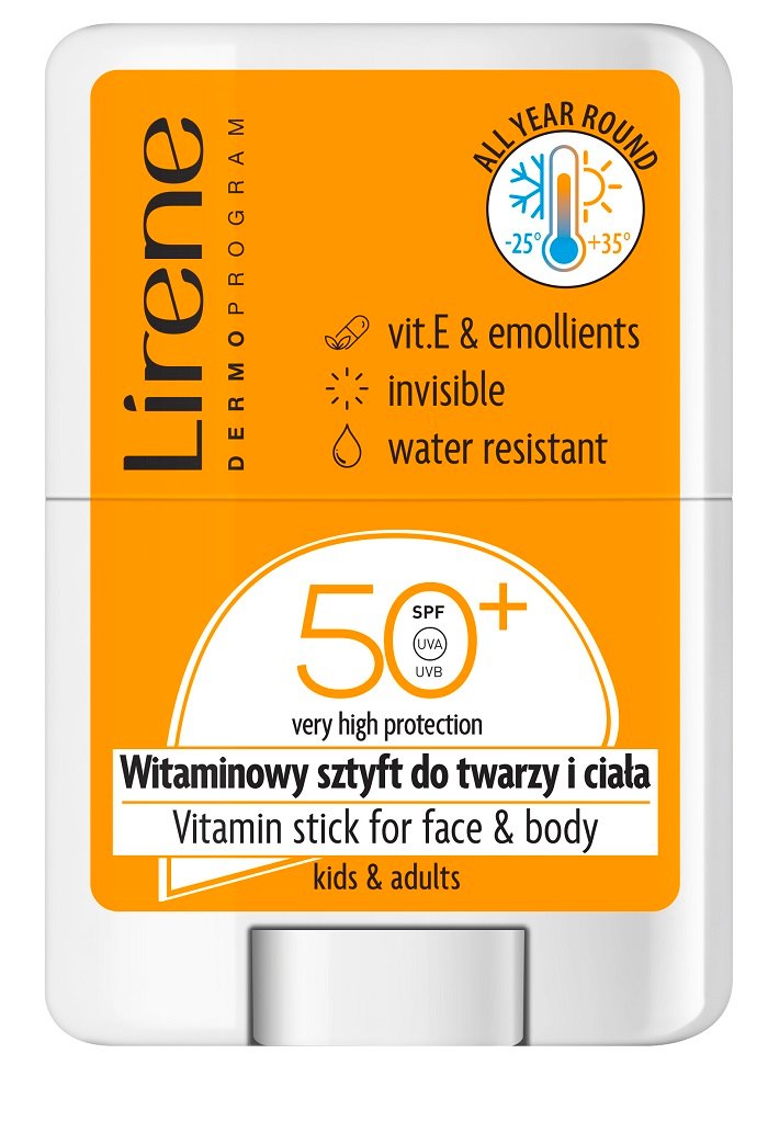 Lirene Sztyft do ciała i twarzy SPF50+