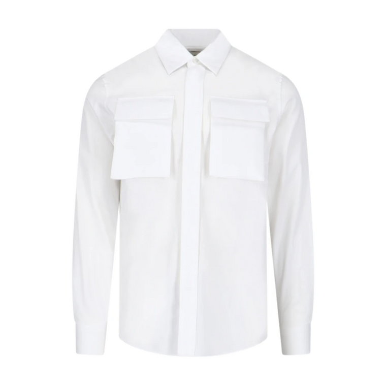 Biała Koszula Formalna - Podkreśl Swój Styl Alexander McQueen