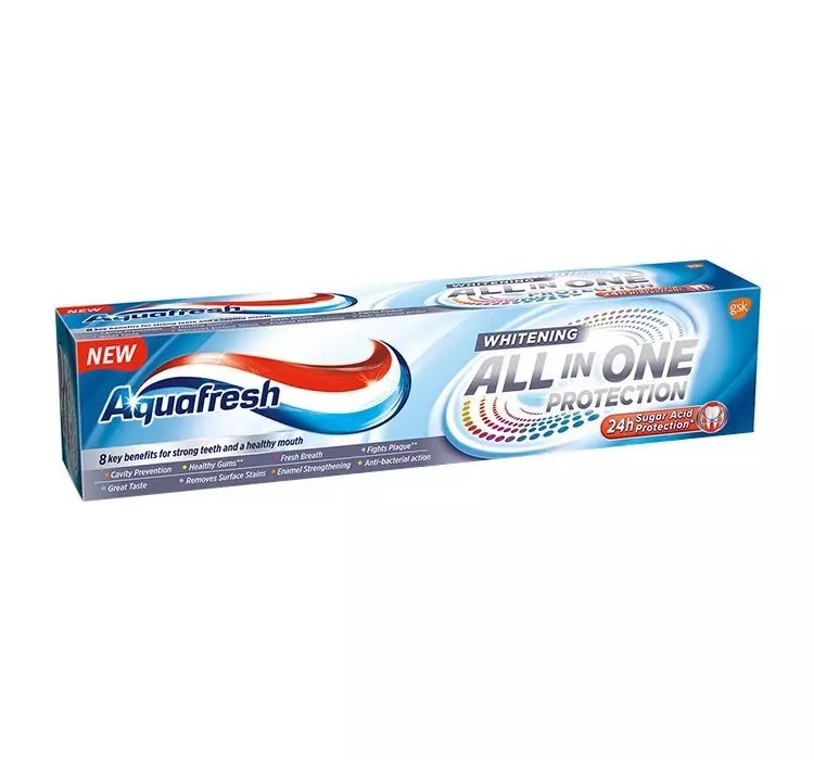 AQUAFRESH ALL IN ONE PROTECTION WHITENING PASTA DO ZĘBÓW 100ML