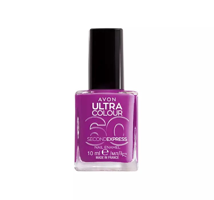 AVON ULTRA COLOUR 60 SECOND EXPRESS SZYBKOSCHNĄCY LAKIER DO PAZNOKCI ULTRAVIOLET 10ML