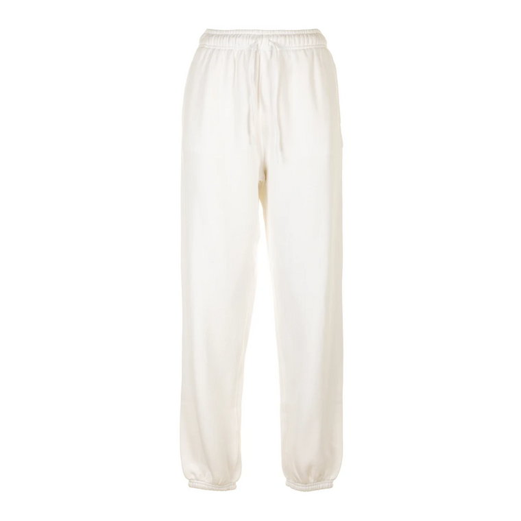 Białe Atletyczne Spodnie Do Kostek Ralph Lauren