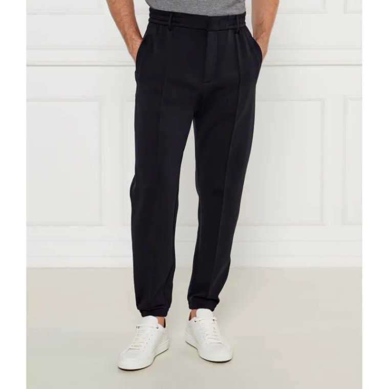 Emporio Armani Spodnie | Relaxed fit | z dodatkiem wełny