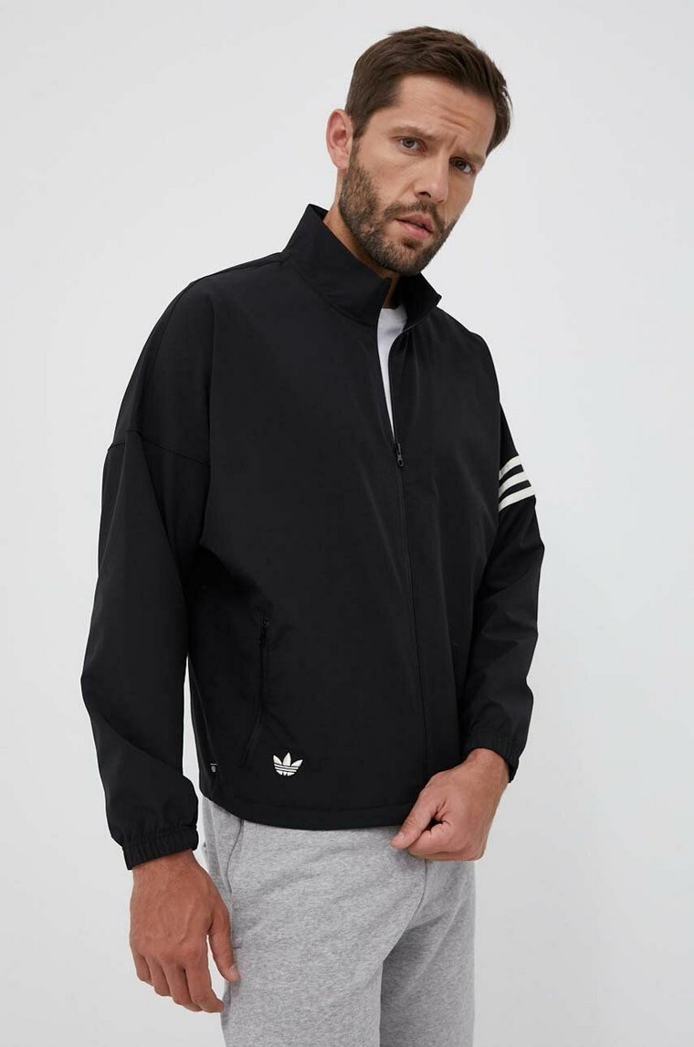 adidas Originals bluza męska kolor czarny gładka