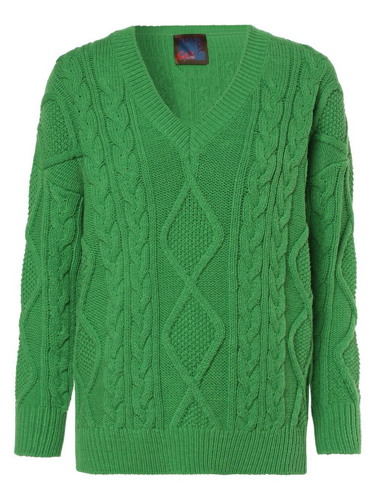 MAX&Co. - Sweter damski  Arran, zielony