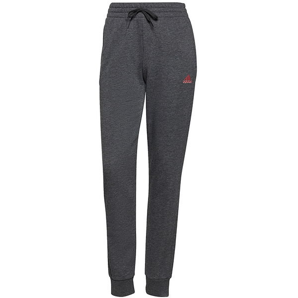 Spodnie dresowe damskie Essentials Slim Tapered Cuffed Linear Logo Adidas