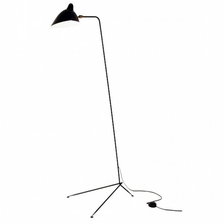 Lampa podłogowa crane-f1 czarna 160 cm kod: F8701