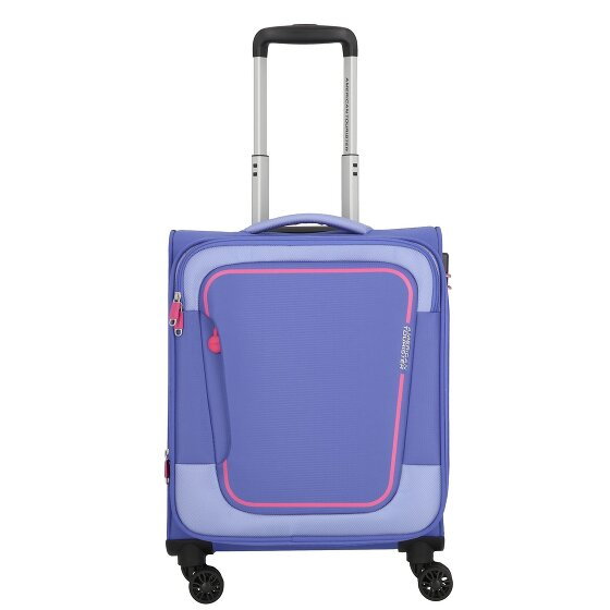 American Tourister Pulsonic 4 kółka Walizka kabinowy 55 cm z plisą rozprężną soft lilac