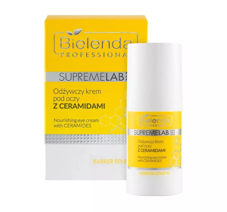 BIELENDA PROFESSIONAL SUPREMELAB BARRIER RENEW ODŻYWCZY KREM POD OCZY Z CERAMIDAMI 15ML