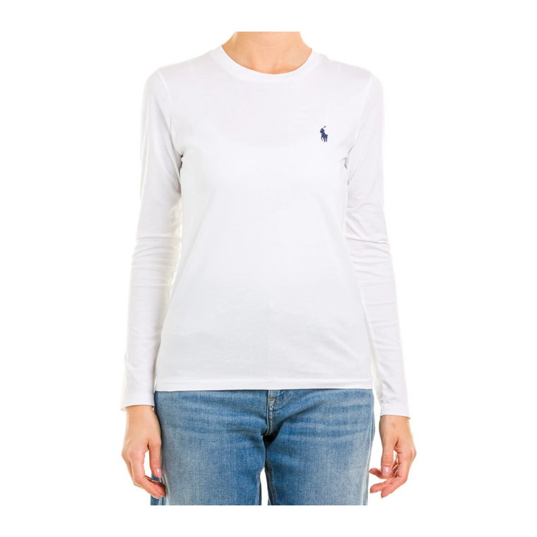Kultowy T-shirt z długim rękawem dla kobiet Polo Ralph Lauren