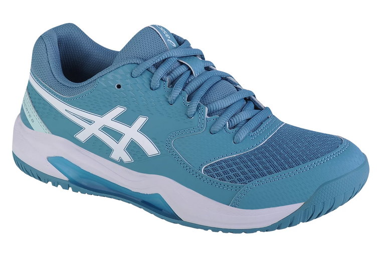 ASICS Gel-Dedicate 8 1042A237-400, Damskie, Niebieskie, buty do tenisa, przewiewna siateczka, rozmiar: 38