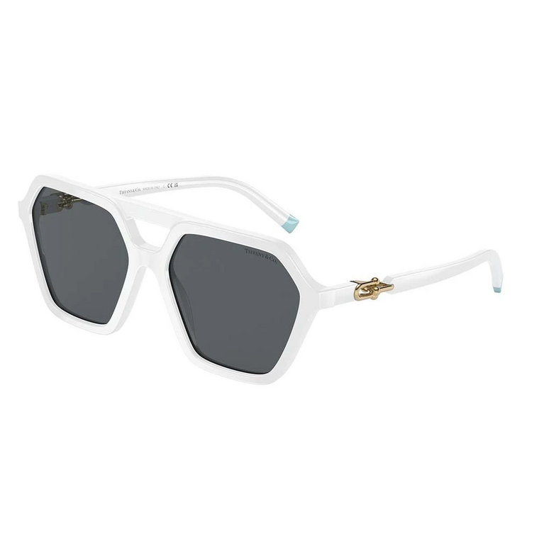 Białe/Szare Okulary przeciwsłoneczne TF 4198 Tiffany
