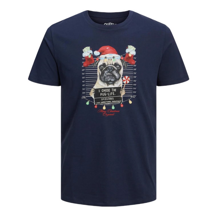 Jorchristmas Mugshot Tee SS C.N Xmas - 12221440 Jack & Jones