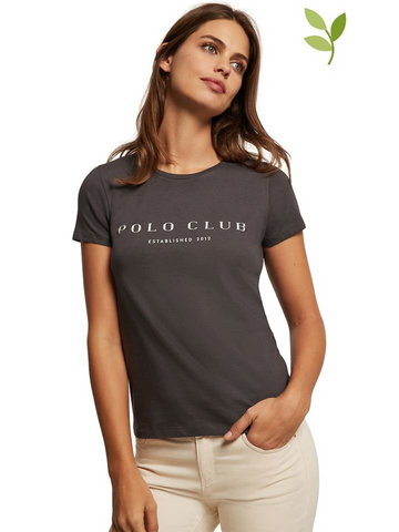 Polo Club Koszulka w kolorze antracytowym