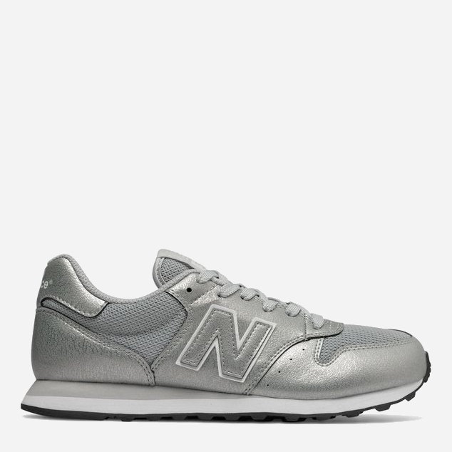 Buty sportowe damskie z siatką na platformie do kostki New Balance 500 NBGW500MSS 37 (6.5US) 23.5 cm Srebrne (192662793250). Buty sportowe damskie