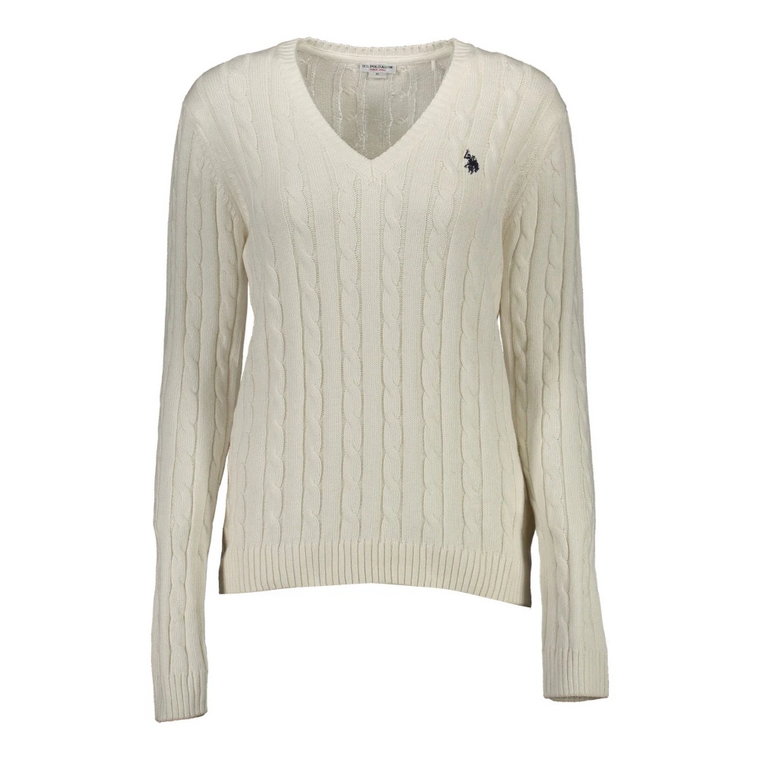 White Cotton Sweater U.s. Polo Assn.