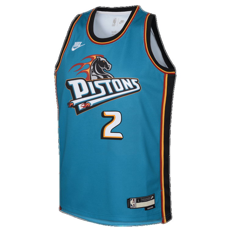 Koszulka dla dużych dzieci Nike Dri-FIT NBA Swingman Cade Cunningham Detroit Pistons - Niebieski
