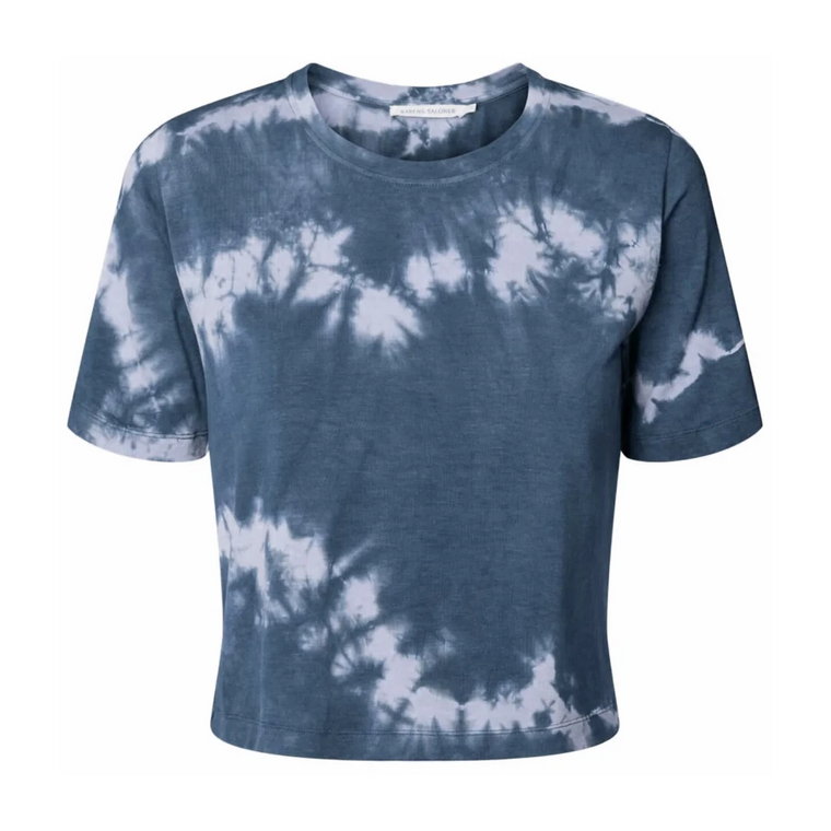 Tie-Dye Print T-Shirt Midnight Rabens Saloner
