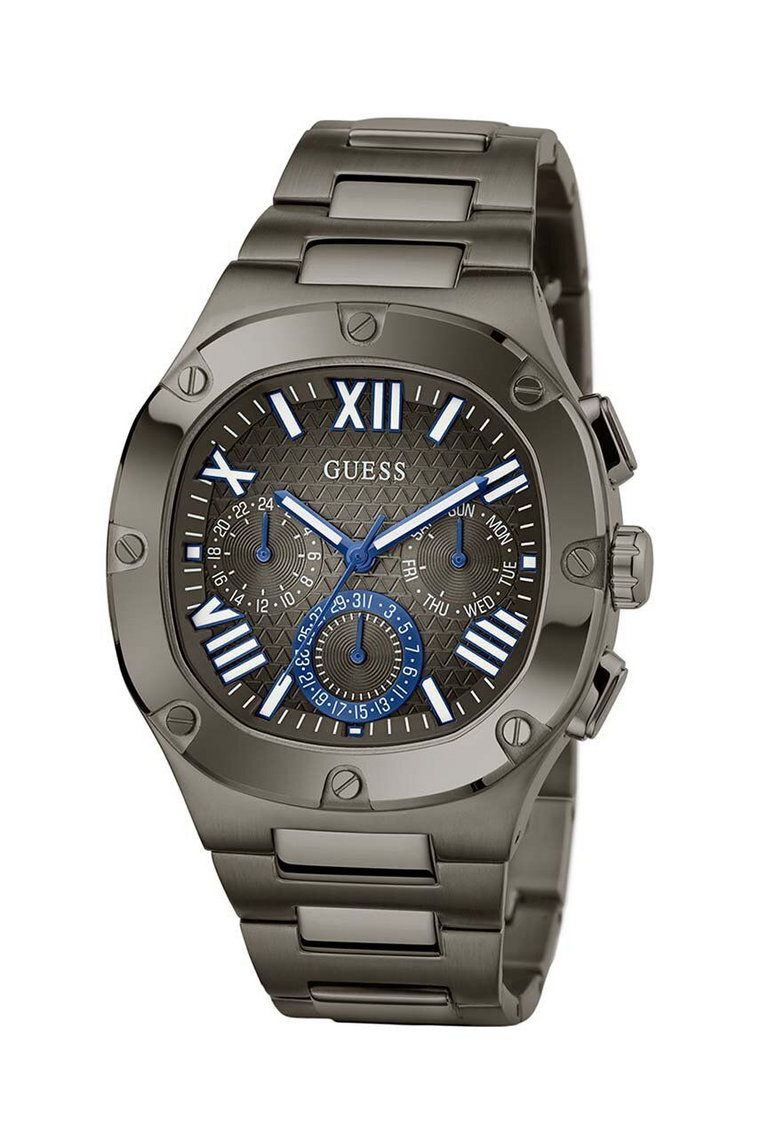 Guess zegarek męski kolor szary GW0572G5