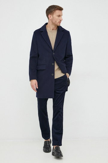 Polo Ralph Lauren spodnie sztruksowe męskie kolor granatowy proste