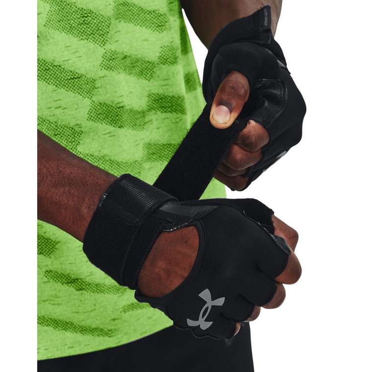 Męskie rękawiczki treningowe Under Armour M's Weightlifting Gloves - czarne