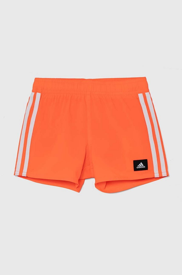 adidas Performance szorty kąpielowe dziecięce 3S SHO kolor pomarańczowy IT2696