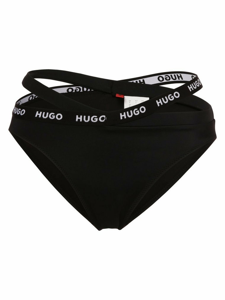HUGO - Damski dół od bikini, czarny